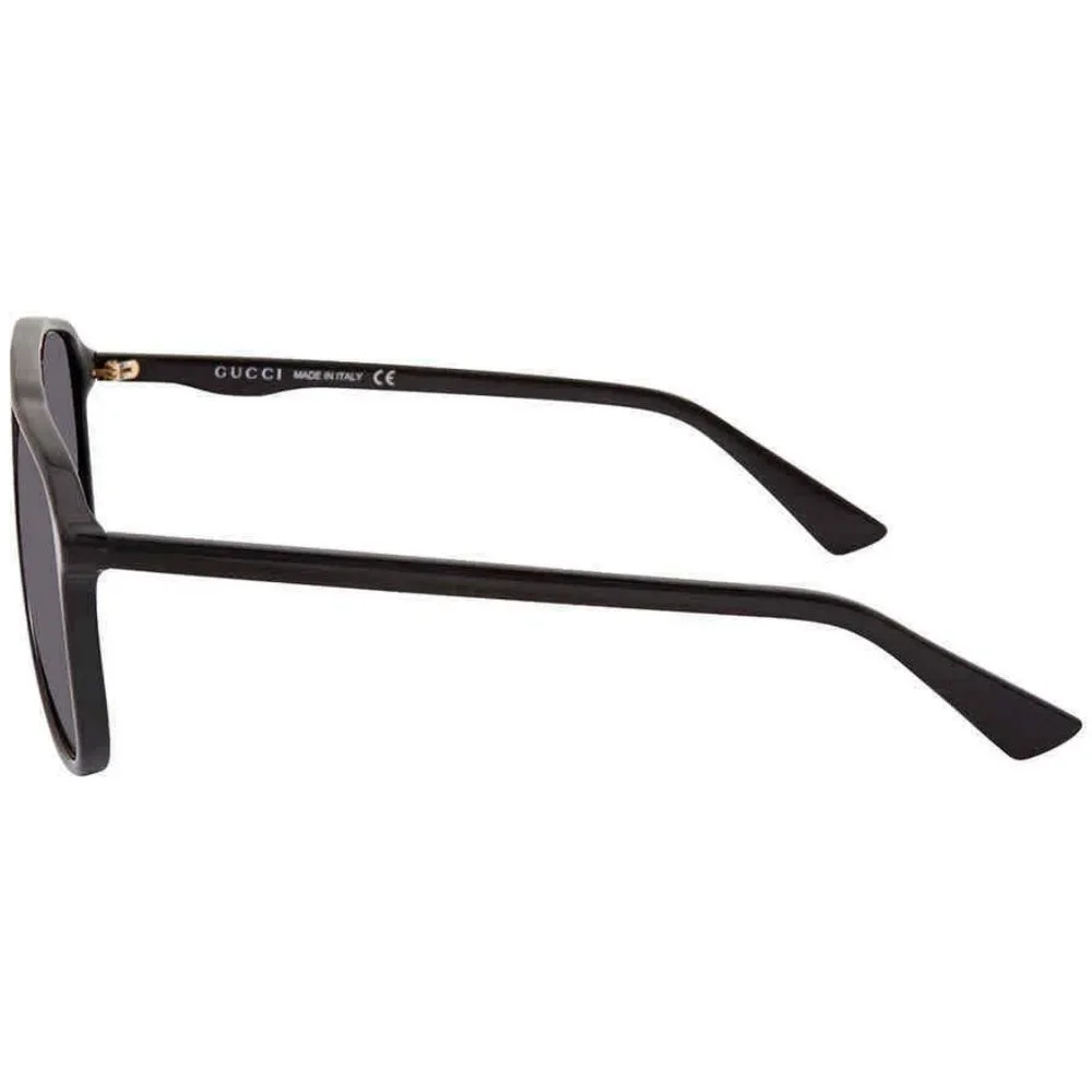 NEW Gucci Grey Rectangular Men's Sunglasses